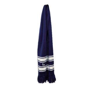 Georgia State University Scarf GSU Panthers Blue White Logo Acrylic Fringe 56"